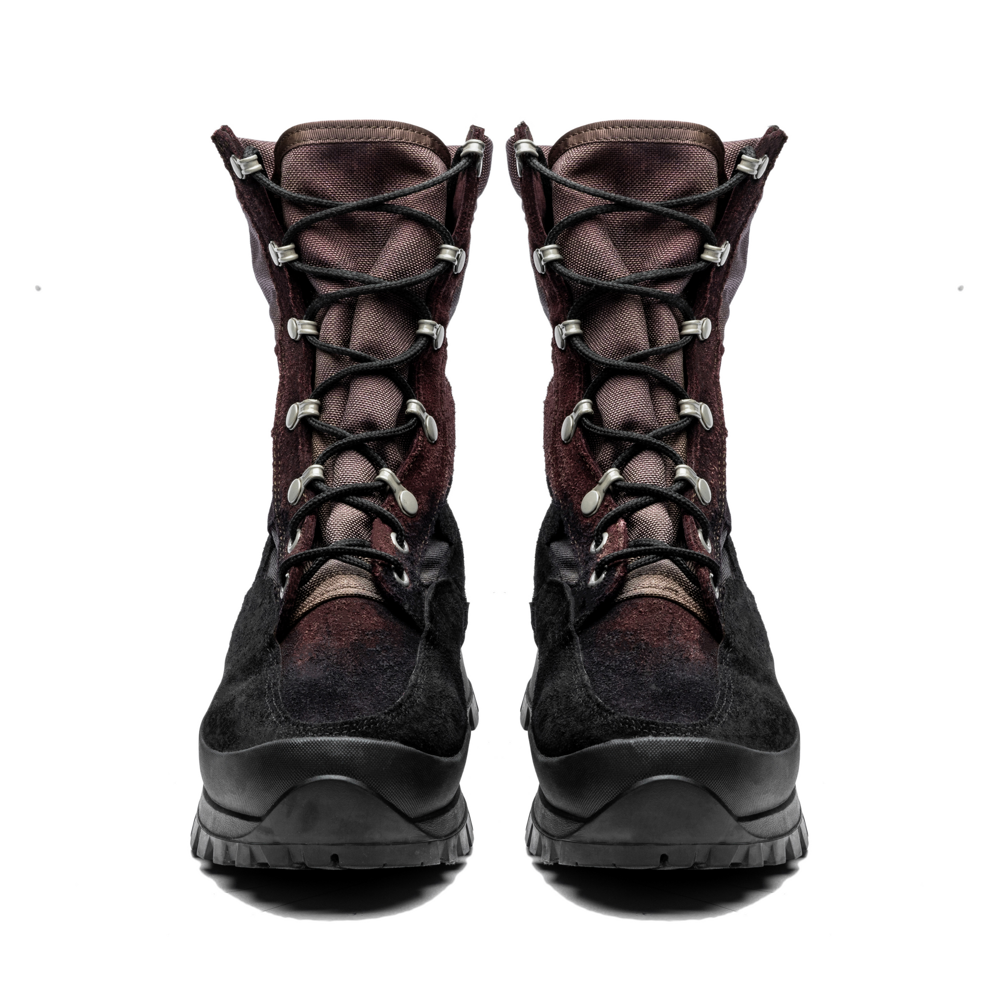 RND: N03 - MILITARY COMBAT BOOT IN DEEP BURGUNDY