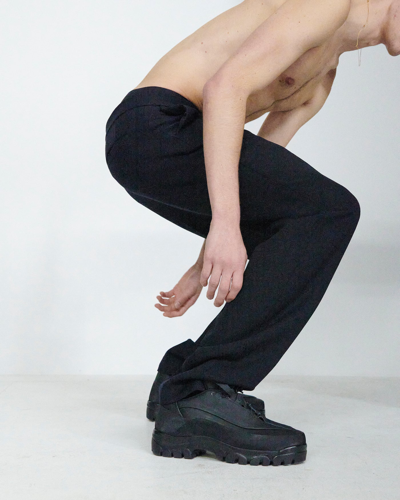 Low Top Boot in Black