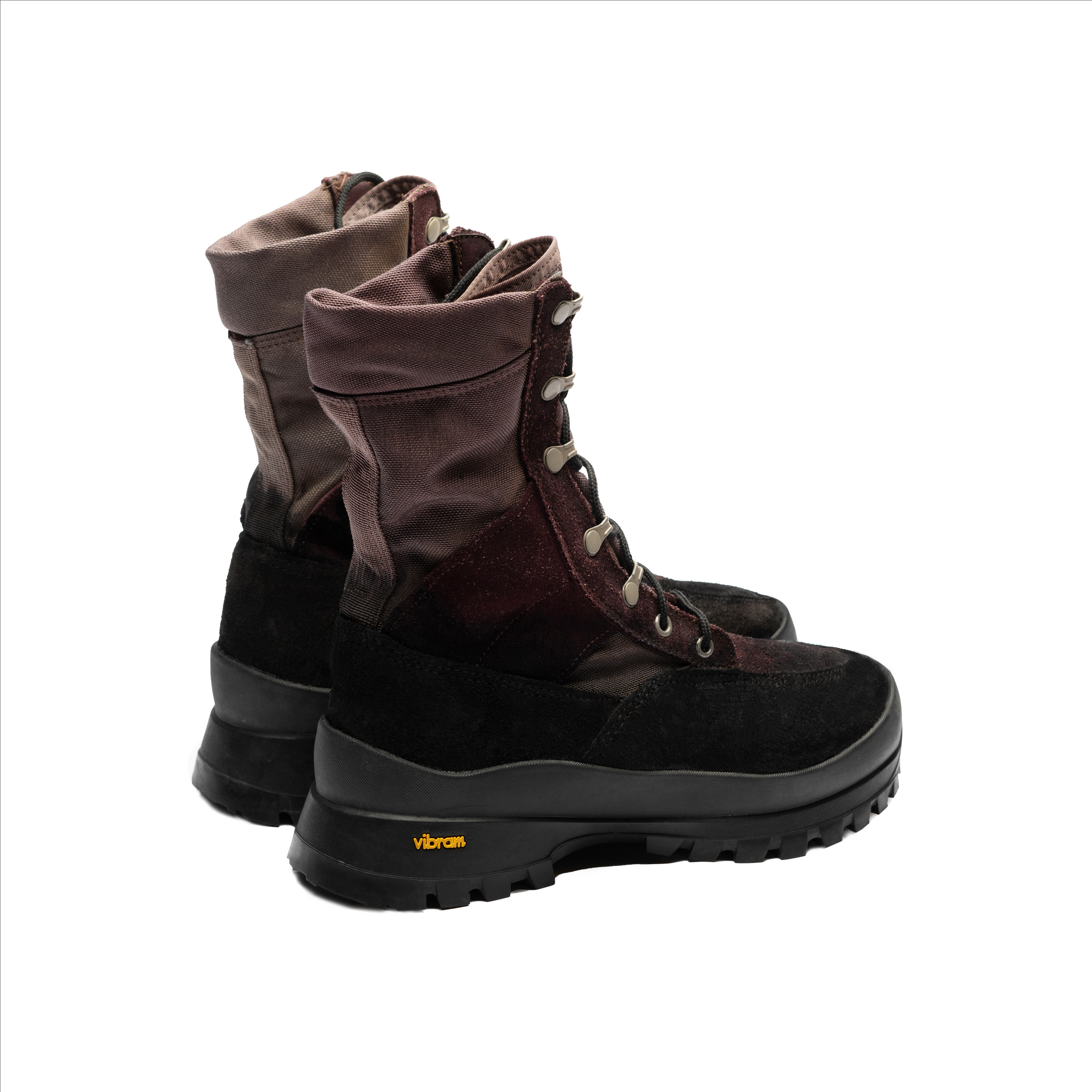 RND: N03 - MILITARY COMBAT BOOT IN DEEP BURGUNDY